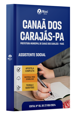 Apostila Prefeitura de Canaã dos Carajás - PA - 2024 - Assistente Social