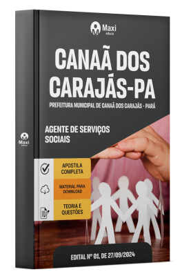 Apostila Prefeitura de Canaã dos Carajás - PA - 2024 - Agente de Serviços Sociais