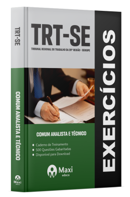 Caderno de Questões  TRT-SE - 2024 - Comum Analista e Técnico