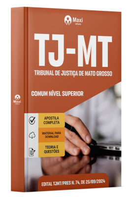Apostila TJ-MT - 2024 - Comum Nível Superior