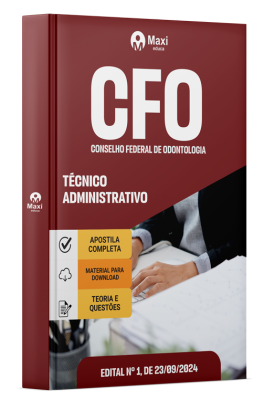Apostila CFO - 2024 - Técnico Administrativo