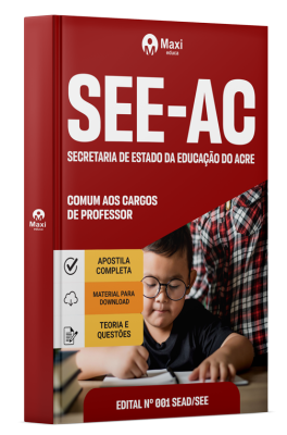 Apostila SEE AC - 2024 - Comum aos cargos de Professor