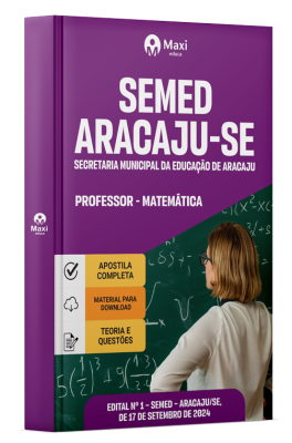 Apostila SEMED Aracaju - 2024 - Professor - Matemática