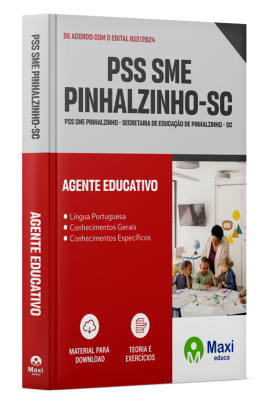 Apostila PSS SME Pinhalzinho - SE - 2024 - Comum aos cargos de Professor