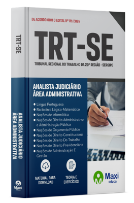 Apostila TRT-SE 2024 - Analista Judiciário – Área Administrativa