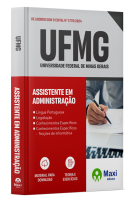 Apostila UFMG - 2024 - Assistente em Administração