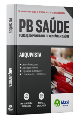 Apostila PB Saúde - 2024 - Arquivista