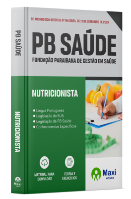 Apostila PB Saúde - 2024 - Nutricionista