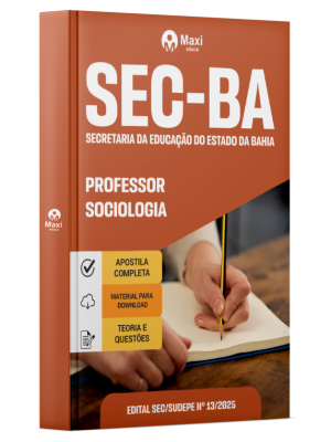 SEC-BA - Secretaria da Educação do Estado da Bahia - 2025 - Professor - Sociologia
