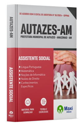 Apostila Prefeitura de Autazes-AM 2024 - Assistente Social