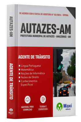 Apostila Prefeitura de Autazes-AM 2024 - Agente de Trânsito