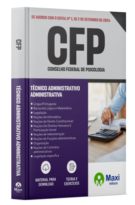 Apostila CFP 2024 - Técnico Administrativo/Administrativa