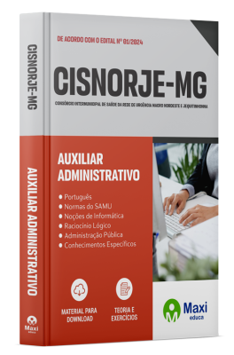 Apostila CISNORJE 2024 - Auxiliar Administrativo