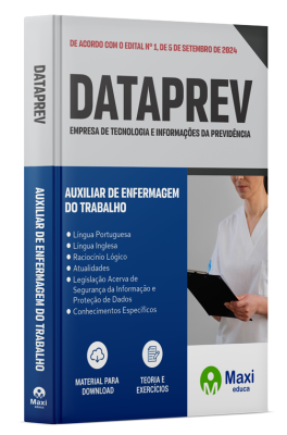 Apostila DATAPREV 2024 - Auxiliar de enfermagem do trabalho