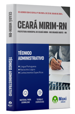 Apostila Prefeitura De Ceará Mirim - RN 2024 - Técnico Administrativo