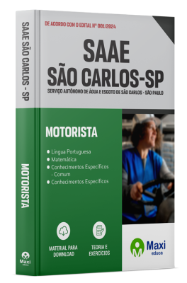 Apostila SAAE São Carlos-SP 2024 - Motorista