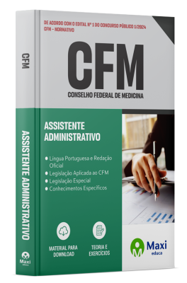 Apostila CFM 2024 - Assistente Administrativo
