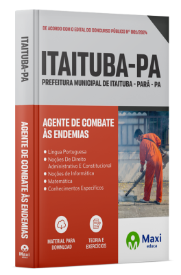 Apostila Prefeitura de Itaituba-PA 2024 - Agente de Combate às Endemias