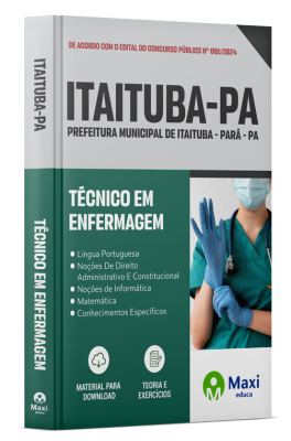 Apostila Prefeitura de Itaituba-PA 2024 - Técnico em Enfermagem