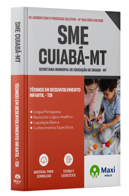 Apostila SME-Cuiabá-MT 2024 - Técnico em Desenvolvimento Infantil - TDI