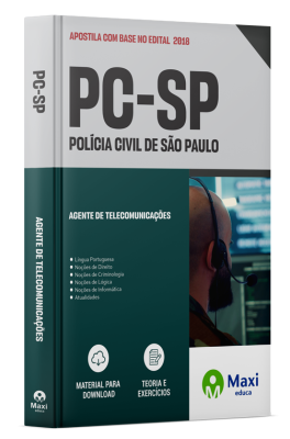Apostila Preparatória PC-SP 2024 - Agente de Telecomunicações
