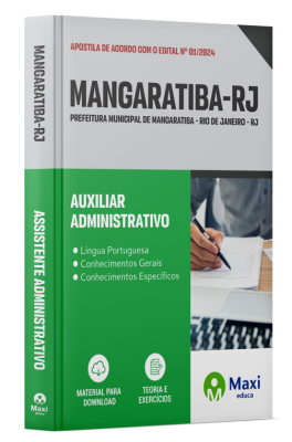 Apostila Prefeitura de Mangaratiba - RJ - 2024 - Auxiliar Administrativo