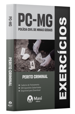 Caderno de Questões PC MG - 2024 - 500 Questões Gabaritadas - Perito Criminal