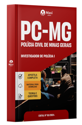 Apostila PC-MG 2024 - Investigador de Polícia I