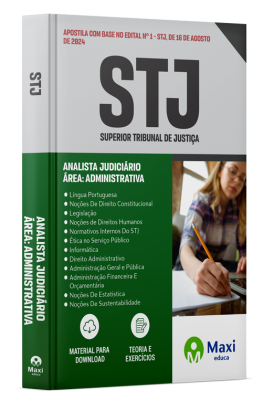 Apostila STJ - 2024 - Analista Judiciário - Área: Administrativa
