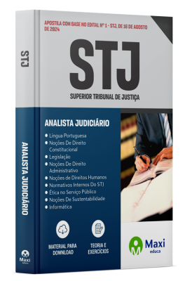 Apostila STJ - 2024 - Analista Judiciário - Comum às especialidades