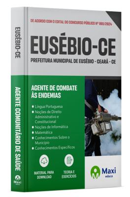 Apositla Prefeitura de Eusébio - Ceará - CE - 2024 - Agente de Combate às Endemias