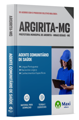 Apostila Prefeitura de Argirita-MG 2024 - Agente Comunitário de Saúde
