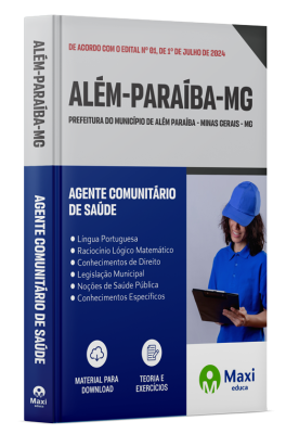 Apostila Prefeitura de  Além Paraíba-MG 2024 - Agente Comunitário de Saúde