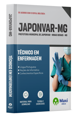 Apostila Prefeitura de Japonvar-MG 2024 - Técnico em Enfermagem
