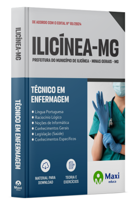 Apostila Prefeitura de Ilicínea-MG 2024 - Técnico em Enfermagem