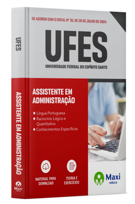 Apostila UFES - 2024 - Assistente em Administração