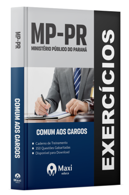 Caderno de Questões MP PR - 2024 - 350 questões gabaritadas - Praticando - Comum aos cargos