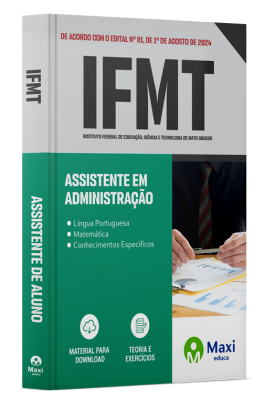 Apostila IFMT 2024 - Assistente em Administração