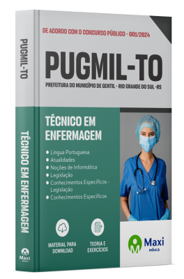 Apostila Prefeitura de Pugmil-TO 2024 - Técnico em Enfermagem