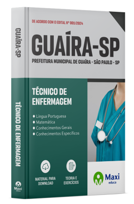 Apostila Prefeitura de Guaíra - SP - 2024 - Técnico de Enfermagem