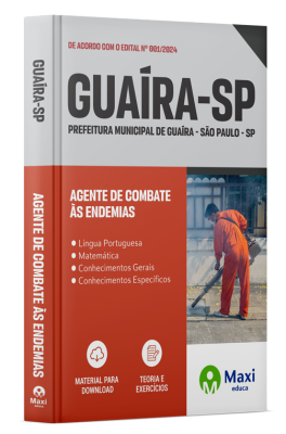 Apostila Prefeitura de Guaíra - SP - 2024 - Agente de combate às endemias