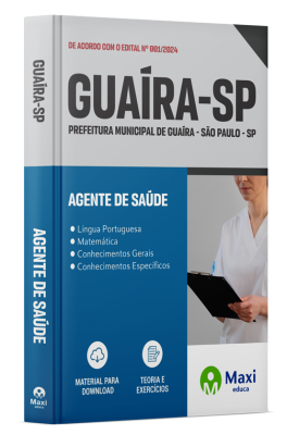 Apostila Prefeitura de Guaíra - SP - 2024 - Agente de saúde