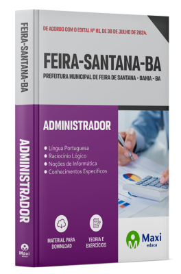 Apostila Prefeitura de Feira de Santana-BA 2024 - Administrador