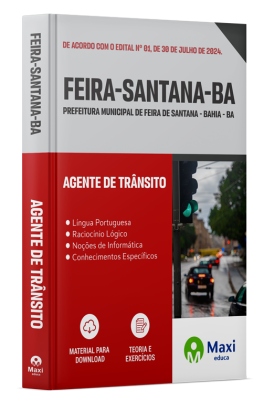 Apostila Prefeitura de Feira de Santana-BA 2024 - Agente De Trânsito