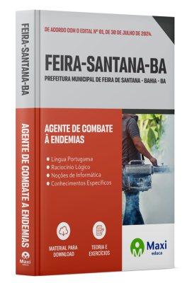 Apostila Prefeitura de Feira de Santana-BA 2024 - Agente De Combate A Endemias