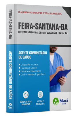 Apostila Prefeitura de Feira de Santana-BA 2024 - Agente Comunitário De Saúde
