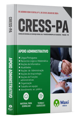 Apostila CRESS-PA 2024 - Apoio Administrativo