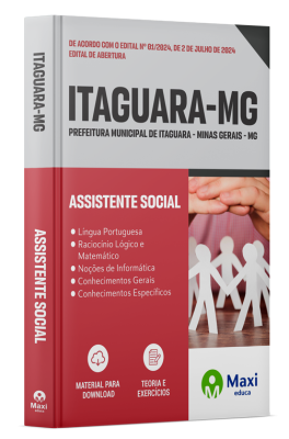 Apostila Prefeitura de Itaguara-MG 2024 - Assistente Social