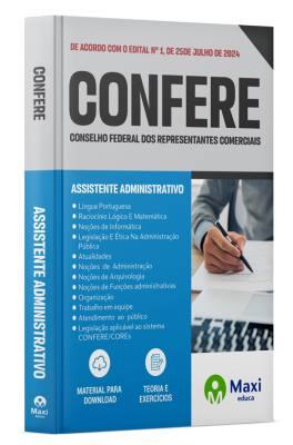 Apostila CONFERE 2024 - Assistente administrativo
