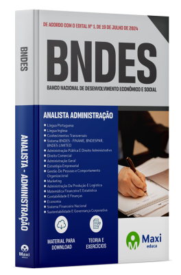 Apostila BNDES 2024 - Analista - Administração